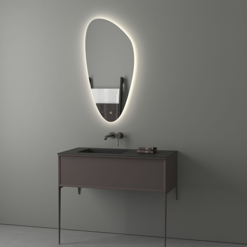 Зеркало Evoform Ledshine BY 2682 с LED-подсветкой и сенсорным выключателем, 50х100 см., 4000К фото 4