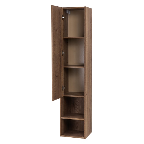 Шкаф-пенал подвесной правосторонний BelBagno KRAFT-1600-1A-SC-RT-R, Rovere Tabacco фото 4