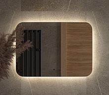 Зеркало DEFESTO OPTI DF 2804RH с LED-подсветкой 70x50 см., ИК - выключатель, 4500 K
