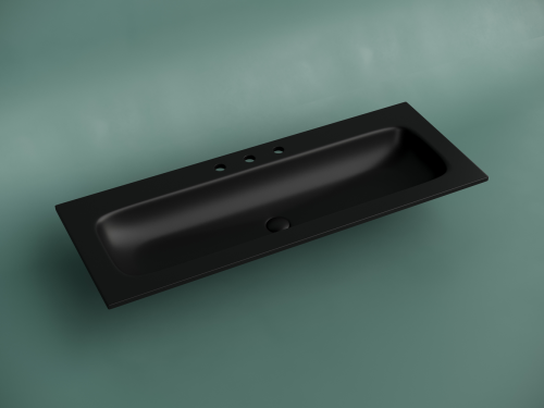 Раковина накладная мебельная Ceramicanova Grace CN7024MB, черный матовый фото 2