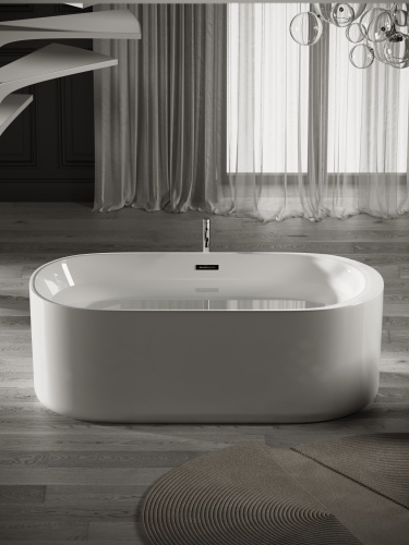 Акриловая ванна Sancos Fiori FB04, 170x80 см фото 4