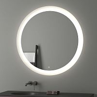 Зеркало Evoform Ledshine BY 2627 с LED-подсветкой и сенсорным выключателем, 100х100 см., 4000К