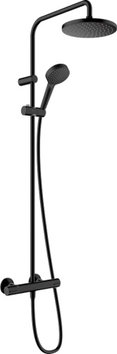 Душевая стойка Hansgrohe Vernis Blend Showerpipe 200 1jet, матовый черный