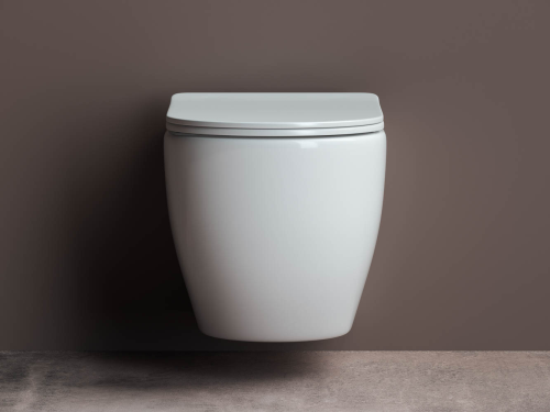 Подвесной унитаз Ceramicanova Mia CN1805 с крышкой-сидением фото 7