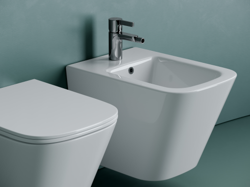 Подвесной унитаз Ceramicanova Union CN4009T с крышкой-сидением фото 16
