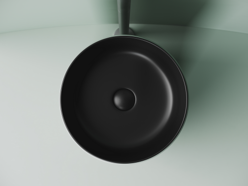 Накладная раковина Ceramicanova Element CN6073MB, черный матовый фото 5