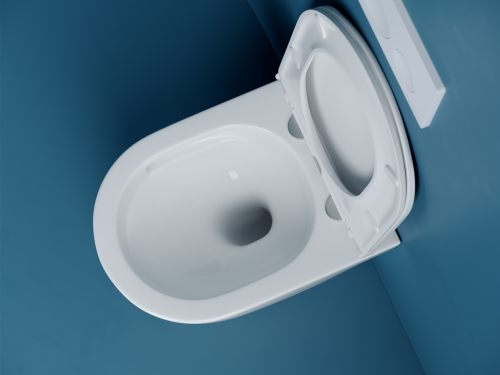 Подвесной унитаз Ceramicanova Vogue CN4008T с крышкой-сидением фото 12