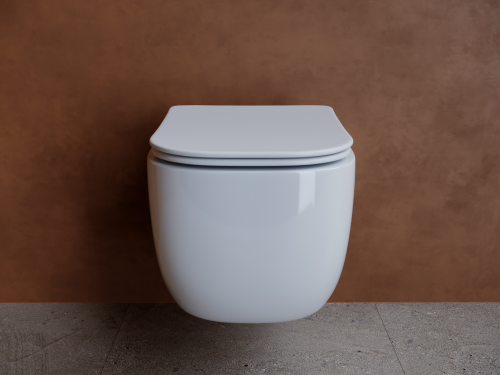 Подвесной унитаз Ceramicanova Noel CN3013 с крышкой-сидением фото 6