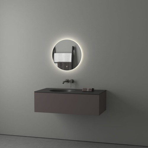 Зеркало Evoform Ledshine BY 2642 с LED-подсветкой и сенсорным выключателем, 50х50 см., 4000К фото 4