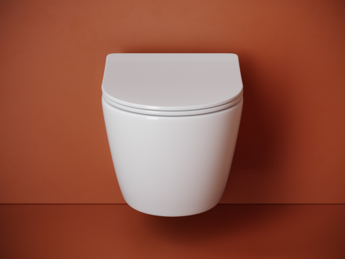 Подвесной унитаз Ceramicanova UNO CN11001T с крышкой-сидением фото 5