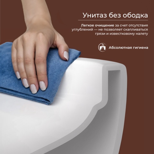Подвесной унитаз Ceramicanova UP CN4007 с крышкой-сидением фото 3