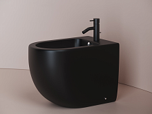 Биде напольное Ceramicanova Metropol CN4005MB,  черное матовое