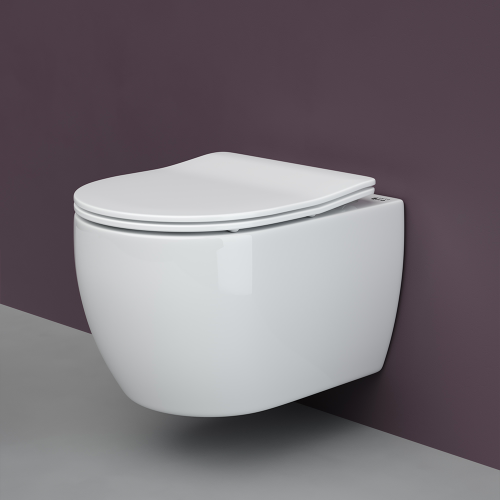Подвесной унитаз Ceramicanova Play CN3001 с крышкой-сидением фото 5
