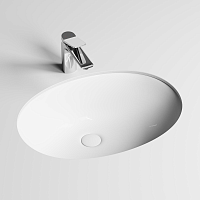 Раковина встраиваемая снизу Ceramicanova Element CN6076, белый глянец