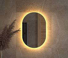 Зеркало DEFESTO OPTI DF 2911 с LED-подсветкой 40x60 см., без выключателя, 3000 K
