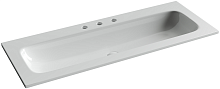 Раковина накладная мебельная Ceramicanova Grace CN7024, белый глянец
