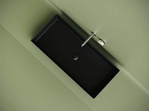 Накладная раковина Ceramicanova Element CN6072MB, черный матовый фото 3