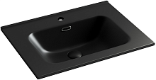 Раковина накладная мебельная Ceramicanova Element CN7001MB, черный матовый
