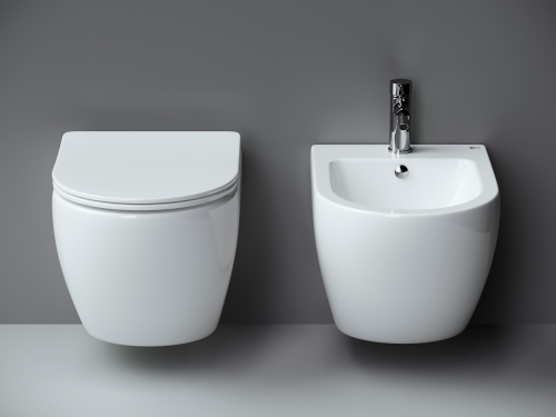 Подвесной унитаз Ceramicanova Metropol CN4002 с крышкой-сидением фото 12
