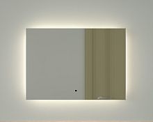 Зеркало DEFESTO GLOW DF 2504RH с фацетом и LED-подсветкой 70x50 см., ИК - выключатель, 4500 K