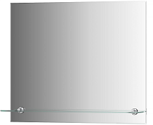 Зеркало Evoform Attractive с фацетом и полочкой 60х50 см, BY 0514