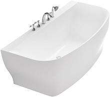 Акриловая ванна без перелива BELBAGNO BB74-1650-W0, 165х78 см