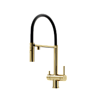 Смеситель для кухни Sancos Imola SC4010ZG, полированное золото