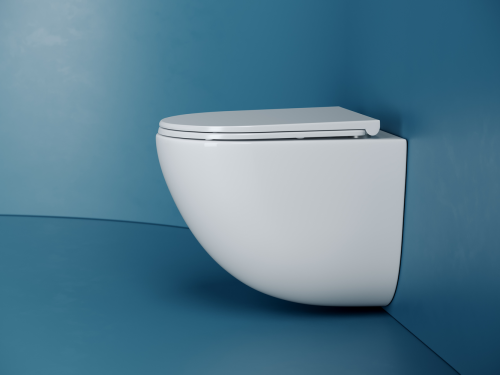 Подвесной унитаз Ceramicanova Vogue CN4008T с крышкой-сидением фото 6