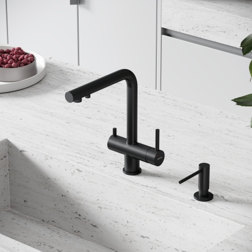 Смеситель для кухни Sancos Foster SC4014MB, черный матовый фото 3