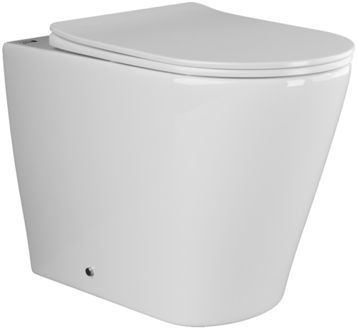 Унитаз приставной напольный Ceramicanova Highlight CN1812 с крышкой-сидением