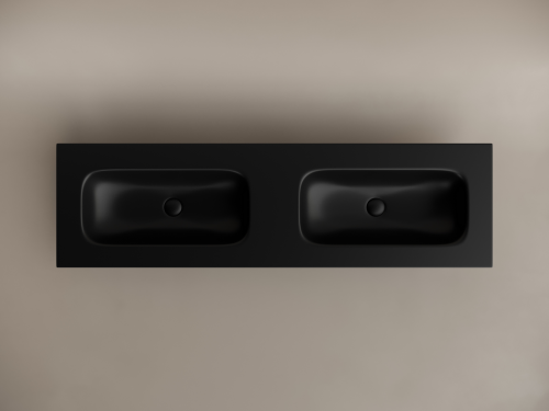 Раковина накладная мебельная Ceramicanova Grace CN7023MBwx без отверстий под смеситель, черный матовый фото 3