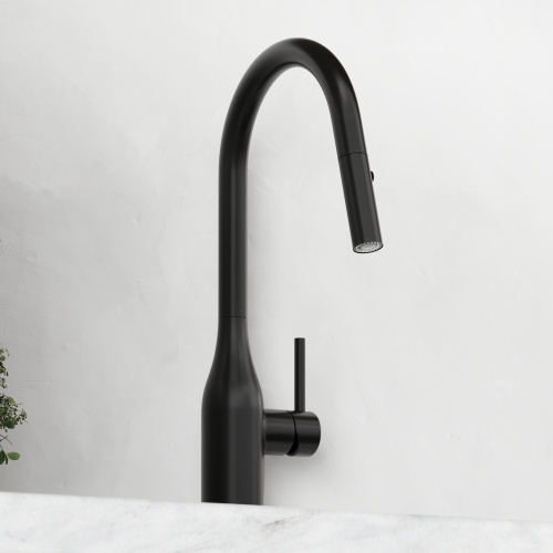 Смеситель для кухни Sancos Grand SC4002MB, матовый черный фото 8