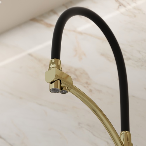 Смеситель для кухни Sancos Eri SC4001ZG, полированное золото фото 12