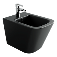 Биде подвесной Ceramicanova Union CN4010MB черное матовое