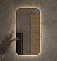 Зеркало DEFESTO OPTI DF 2805R с LED-подсветкой 50x100 см., ИК - выключатель, 4500 K