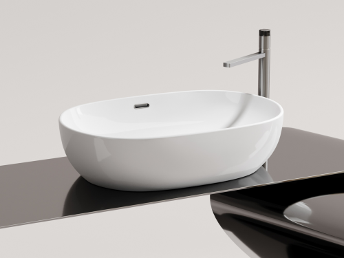 Накладная раковина Ceramicanova Element CN6064, белый глянец фото 5