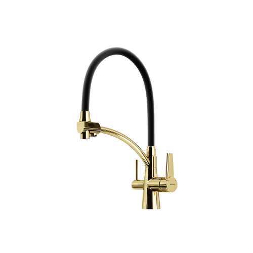 Смеситель для кухни Sancos Eri SC4001ZG, полированное золото