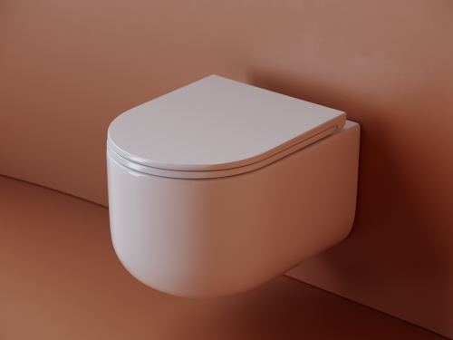 Подвесной унитаз Ceramicanova Ulma CN4006 с крышкой-сидением фото 5