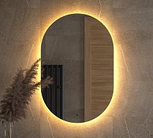 Зеркало DEFESTO OPTI DF 2915R с LED-подсветкой 60x90 см., ИК - выключатель, 3000 K
