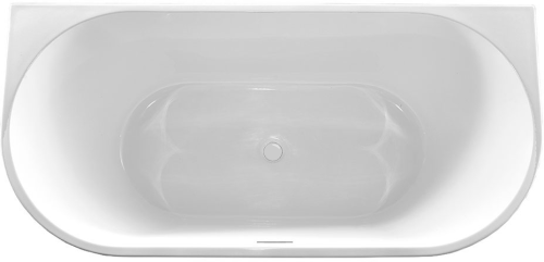 Ванна акриловая Vincea VBT-421-1700, 1700*800*580, цвет белый, щелевой перелив фото 2