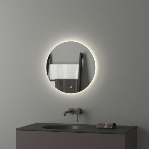 Зеркало Evoform Ledshine BY 2642 с LED-подсветкой и сенсорным выключателем, 50х50 см., 4000К