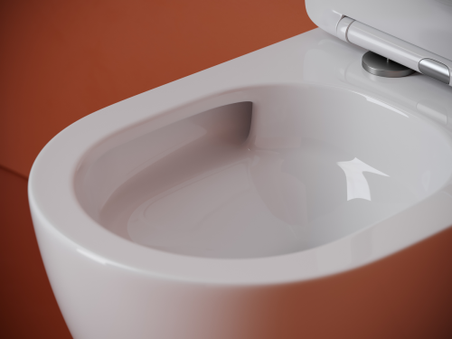 Подвесной унитаз Ceramicanova UNO CN11001T с крышкой-сидением фото 10
