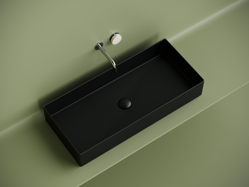 Накладная раковина Ceramicanova Element CN6072MB, черный матовый фото 4