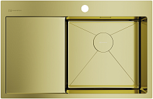 Мойка кухонная Omoikiri Akisame 78-R-LG светлое золото