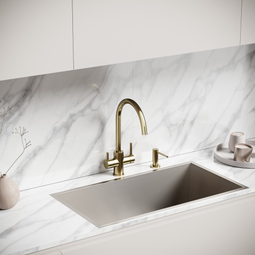 Смеситель для кухни Sancos Taper SC4012BG, брашированное золото фото 3