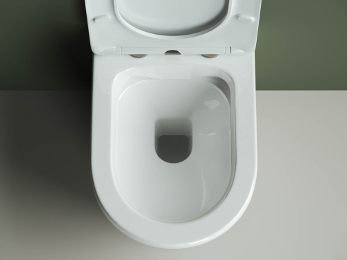 Подвесной унитаз Ceramicanova HighLight CN1804 с крышкой-сидением фото 8