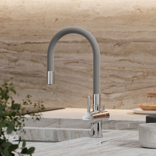 Смеситель для кухни Sancos Lucia SC4004CH, хром фото 7