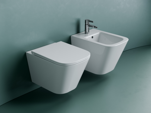 Подвесной унитаз Ceramicanova Union CN4009T с крышкой-сидением фото 13