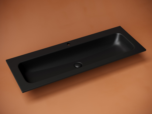 Раковина накладная мебельная Ceramicanova Grace CN7017MB, черный матовый фото 2