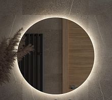 Зеркало DEFESTO OPTI DF 2844 с LED-подсветкой Ø70 см., без выключателя, 4500 K
